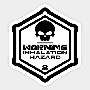 Warning: Inhalation Hazard Sticker